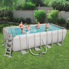 Каркасный бассейн Bestway 56670, 488 х 244 х 122 см., с фильтр-насосом